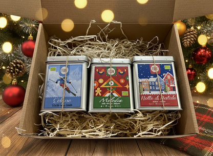 Tè e tisane di Natale. Cannella, arancia, garofano, zenzero, cioccolato , tè nero e pu ehr